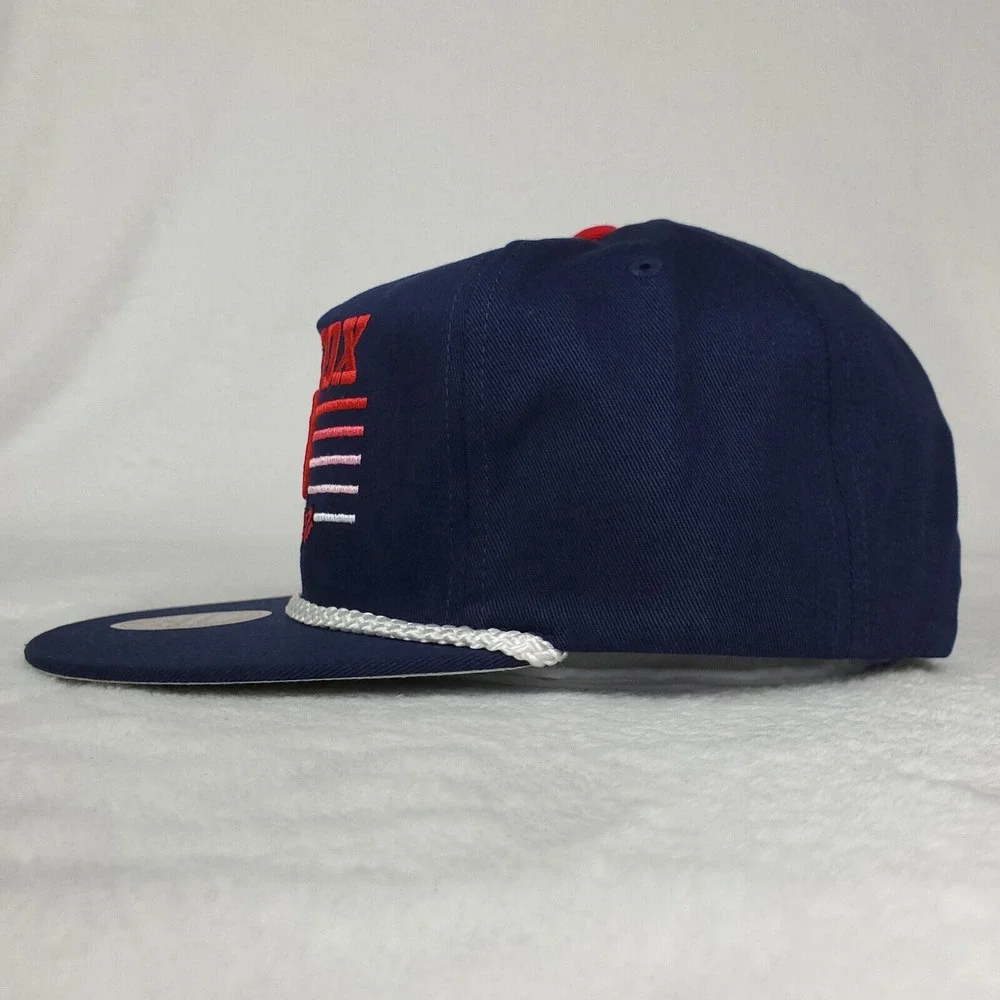 Boston Red Sox Mitchell & Ness MLB Deadstock Snapback‎ Hat Cap 3D Logo Navy NWT